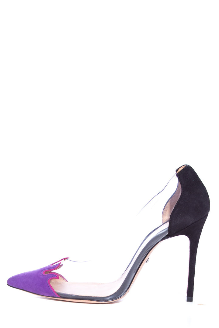 Schutz Black & Purple Pumps SZ 11