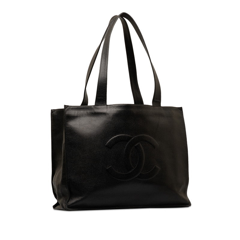 Top Quality Chanel Coco Handbag Tote Bag Unclear Black Leather  CHANEL