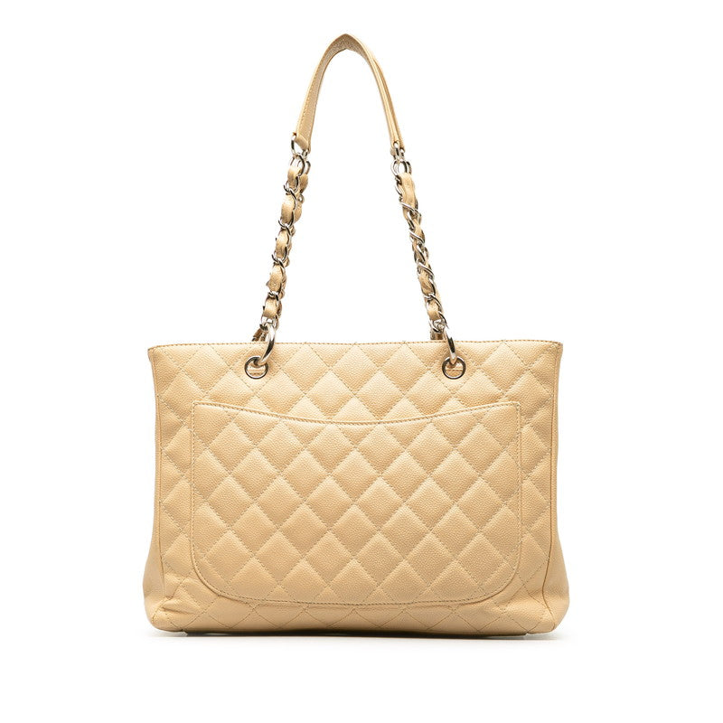 Top Quality Chanel Mattress Chain  Bag Beige ilver Caviar S Lady Chanel
