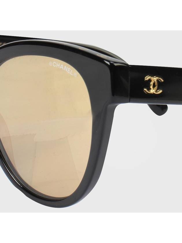 Eyewear Butterfly Acetate Sunglasses Gold Black Chanel