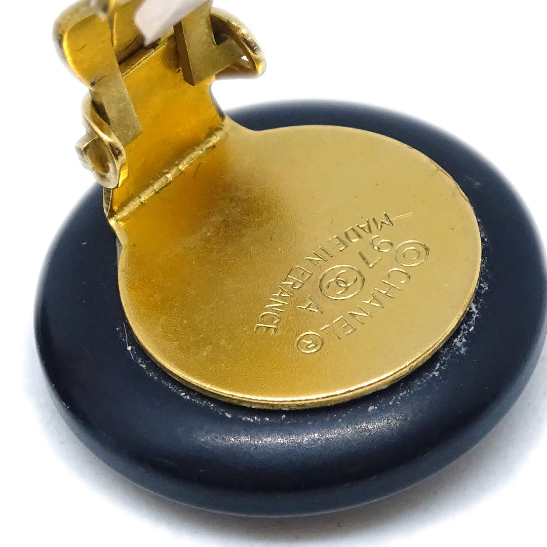 Top Quality Chanel Button Earrings Clip-On 97A