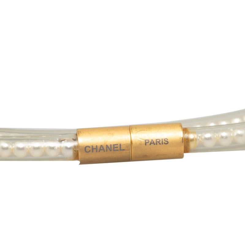 Top Quality Chanel Fake Pearl  Gold PVC   Chanel