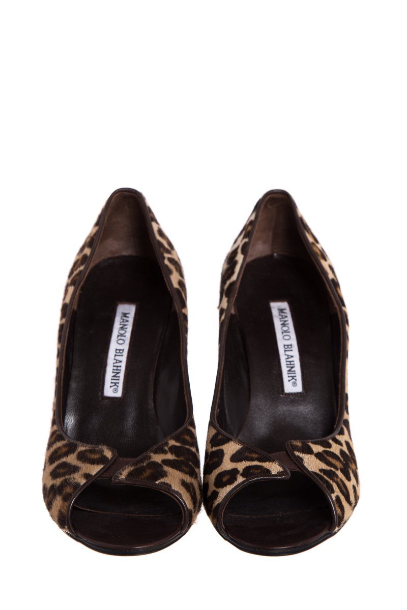 Manolo Blahnik Leopard Heels SZ 36