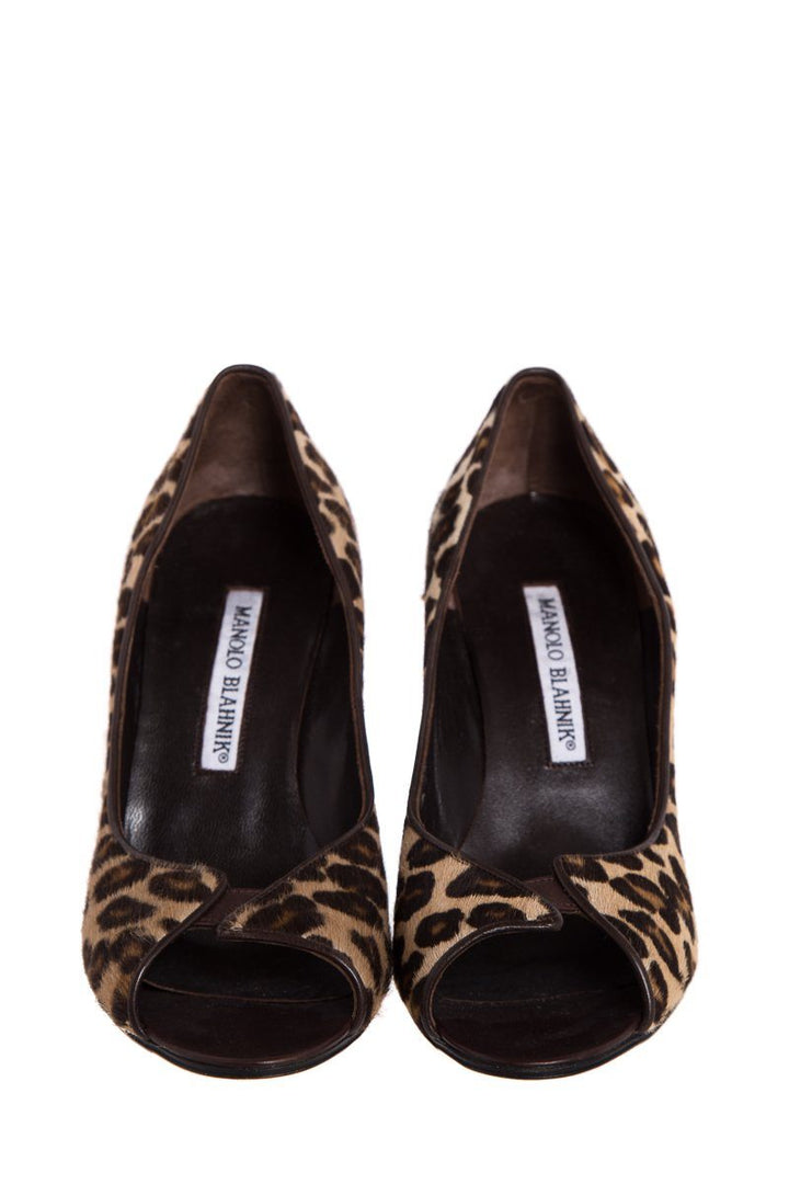 Manolo Blahnik Leopard Heels SZ 36