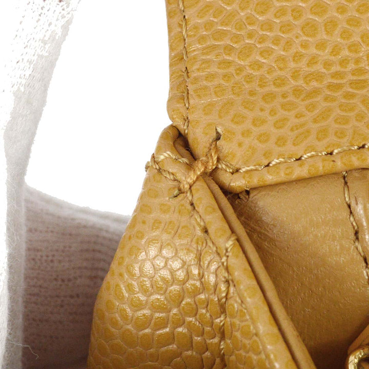 Top Quality Chanel 2004-2005 Beige Caviar Kelly Handbag