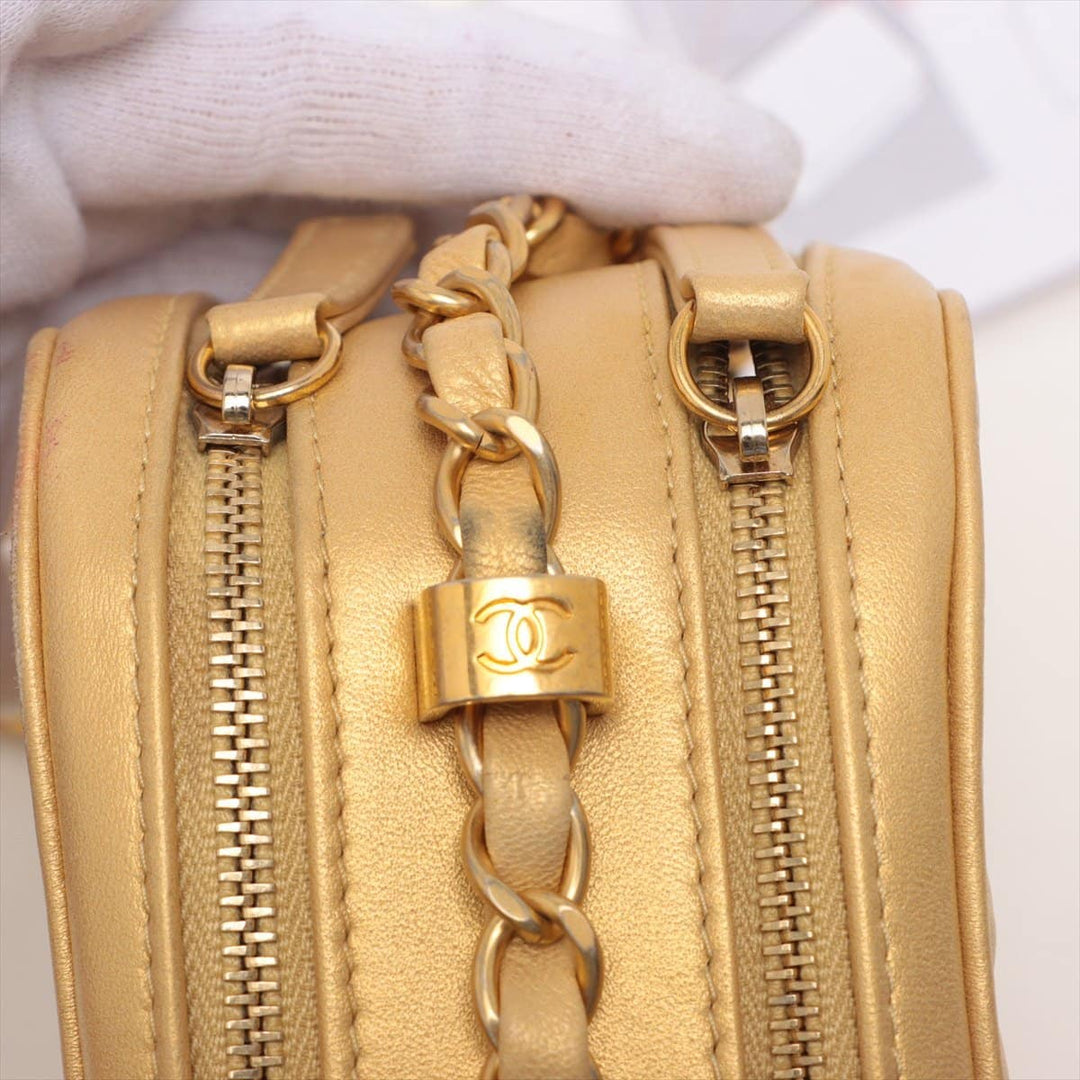 Top Quality Chanel Coco Charm Chain Shoulder Bag Gold Gold  20th