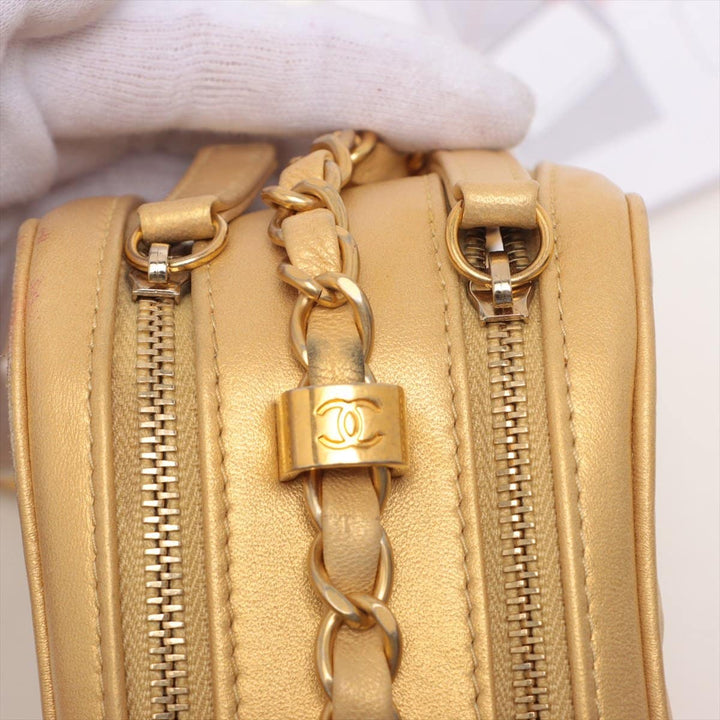 Top Quality Chanel Coco Charm Chain Shoulder Bag Gold Gold  20th