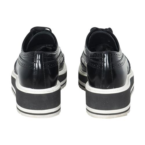 Prada Platform Leather Oxfords
