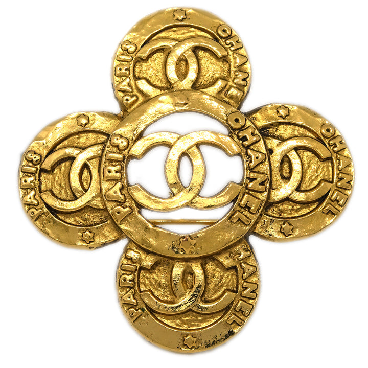 Top Quality Chanel 1993 Brooch Pin Gold 28
