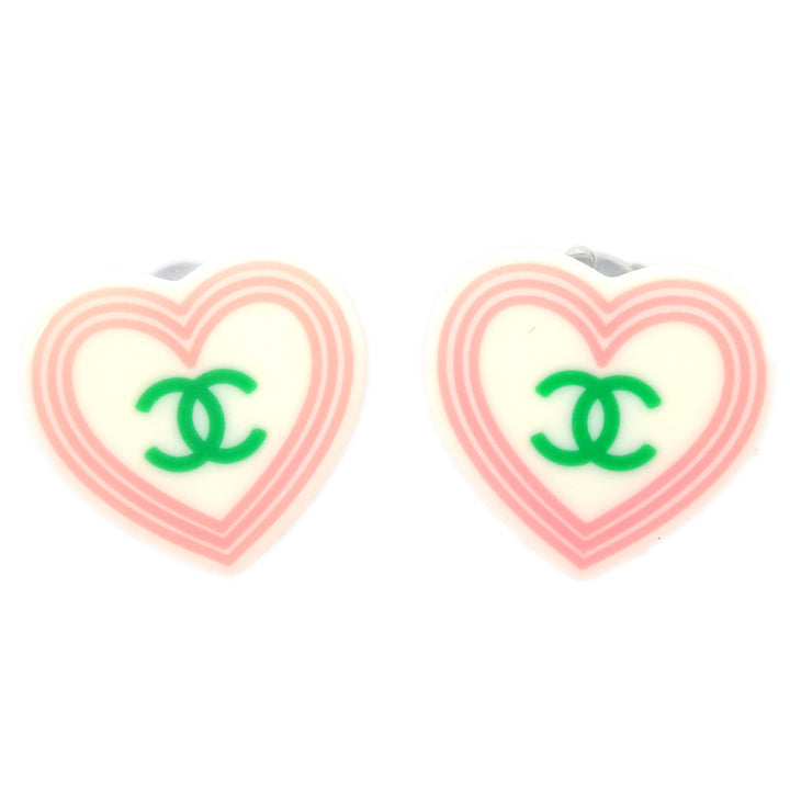 Top Quality Chanel Earrings Clip-On White 04C