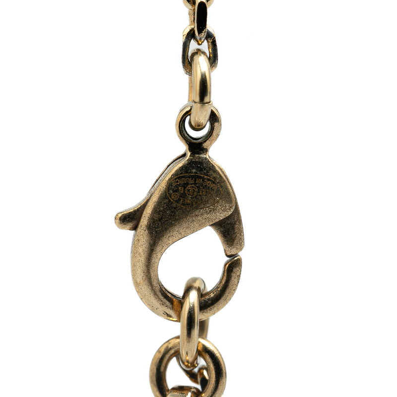 Top Quality Chanel Rhinestone Necklace Gold Plated