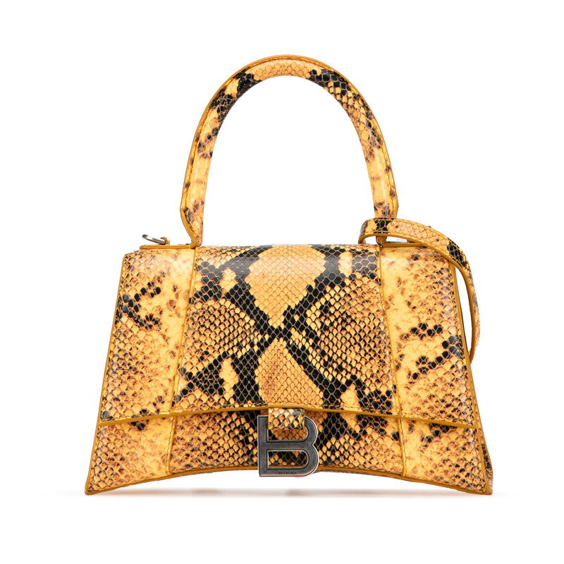 Top Quality Balenciaga Hourglass Python Embossed 2WAY Bag
