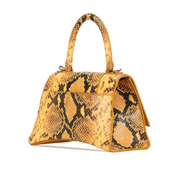 Top Quality Balenciaga Hourglass Python Embossed 2WAY Bag
