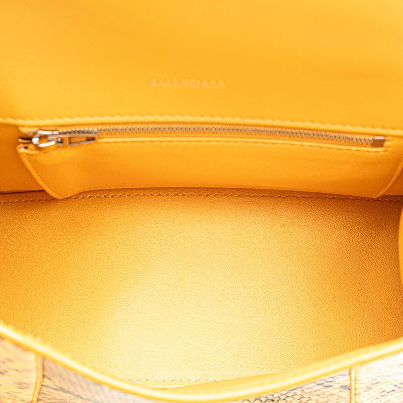 Top Quality Balenciaga Hourglass Python Embossed 2WAY Bag