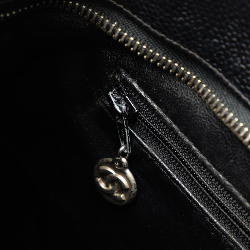 Top Quality Chanel Medaillon Handbag Tote Bag Black Caviar