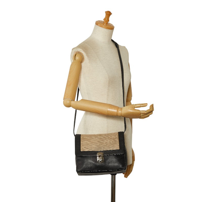 Top Quality Balenciaga Afternoon Leather Canvas Shoulder Bag