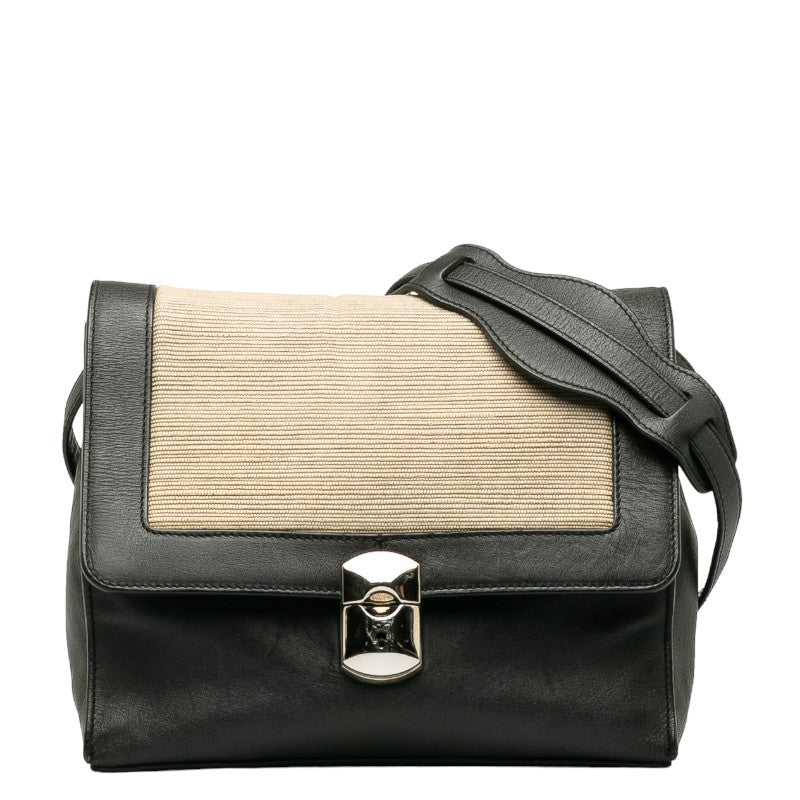 Top Quality Balenciaga Afternoon Leather Canvas Shoulder Bag