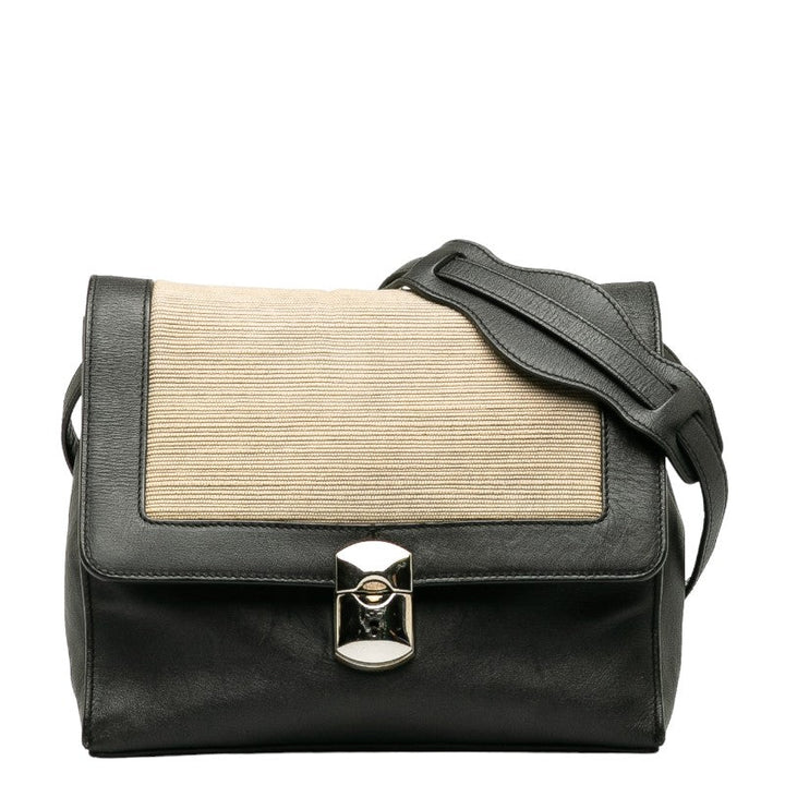 Top Quality Balenciaga Afternoon Leather Canvas Shoulder Bag