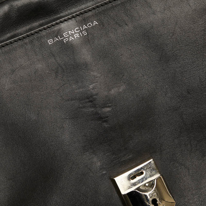 Top Quality Balenciaga Afternoon Leather Canvas Shoulder Bag