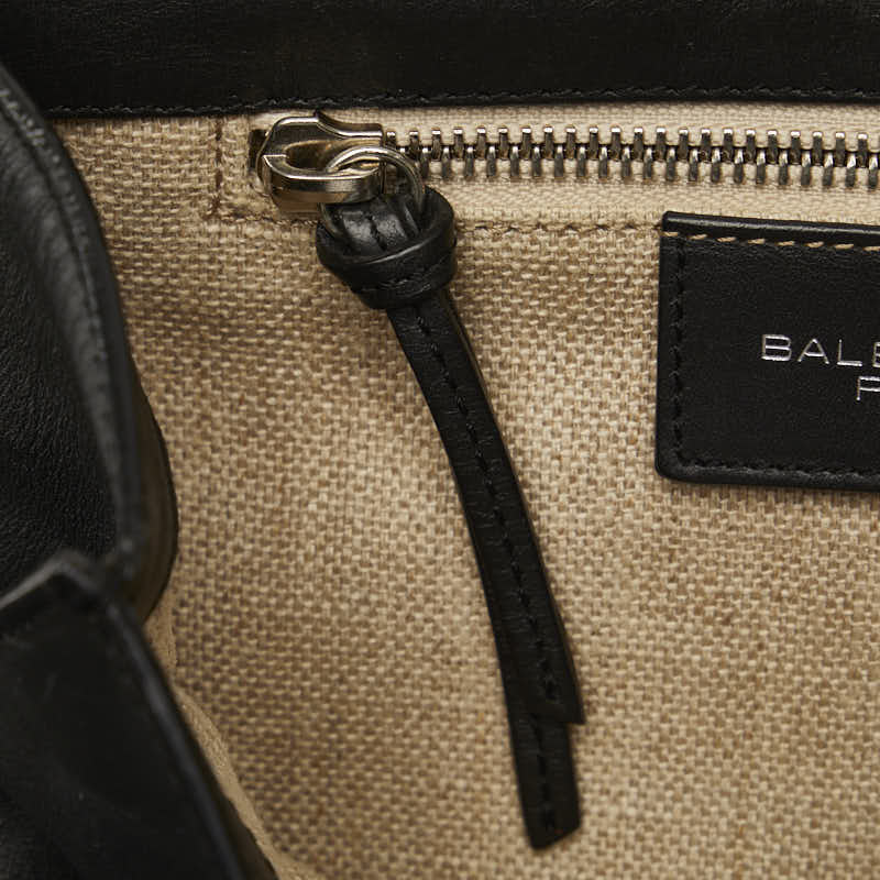 Top Quality Balenciaga Afternoon Leather Canvas Shoulder Bag