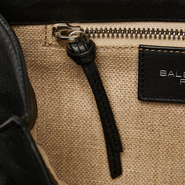Top Quality Balenciaga Afternoon Leather Canvas Shoulder Bag