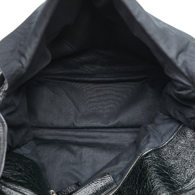 Top Quality Balenciaga Leather Classic Messenger Bag Black
