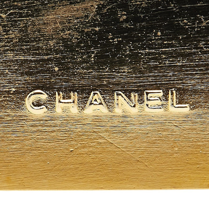 Top Quality Chanel Logo Plate Brooch Gold