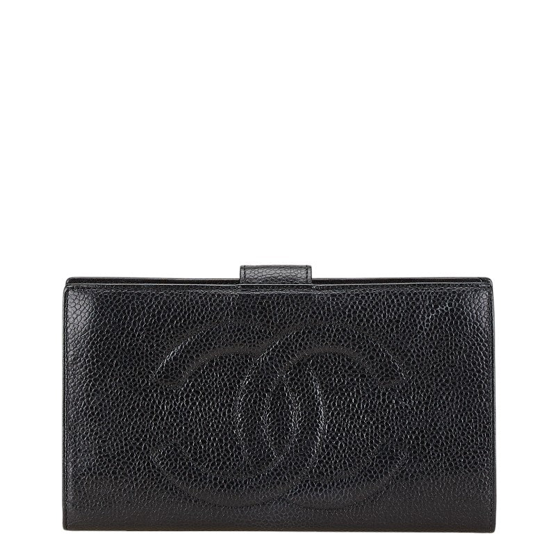 Top Quality Chanel Caviar Skin Long Wallet