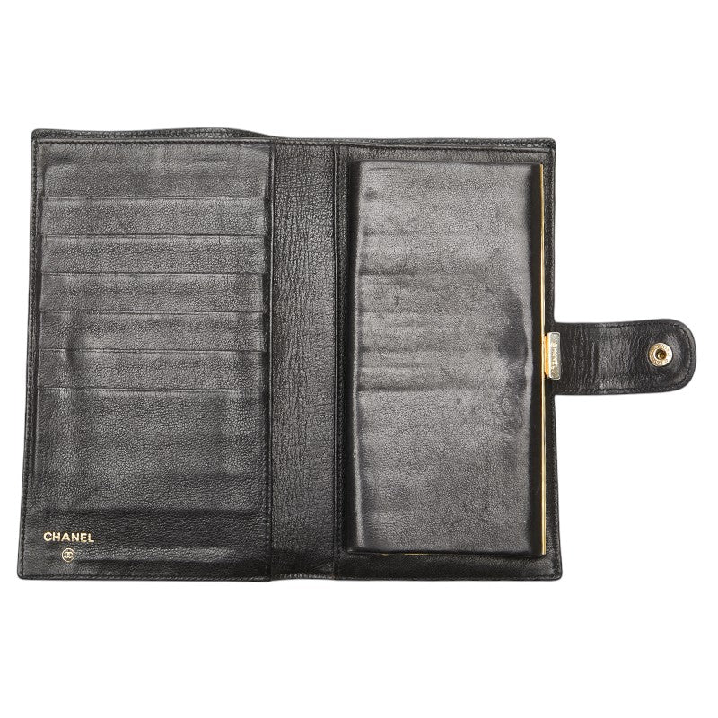 Top Quality Chanel Caviar Skin Long Wallet