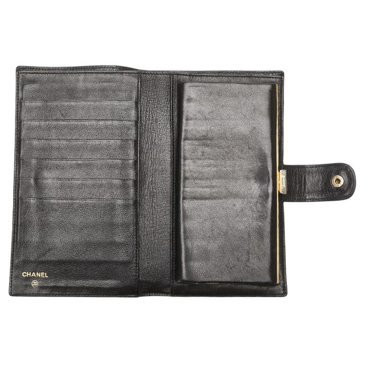 Top Quality Chanel Caviar Skin Long Wallet