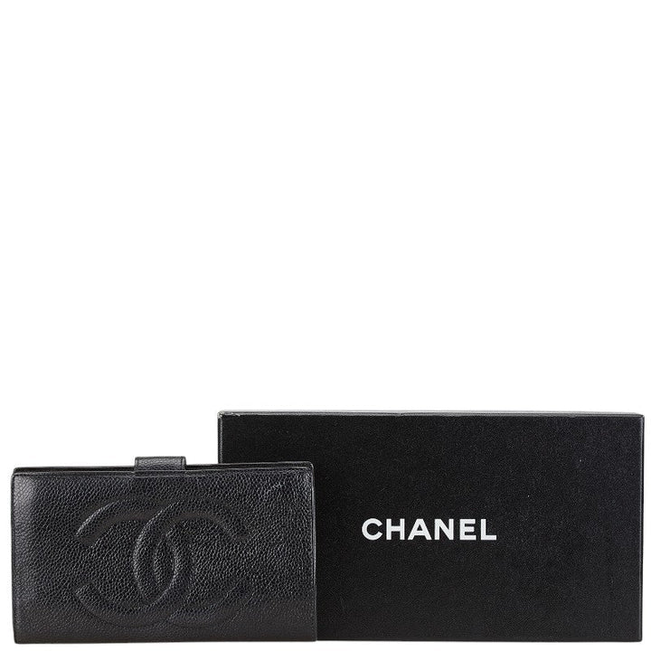 Top Quality Chanel Caviar Skin Long Wallet