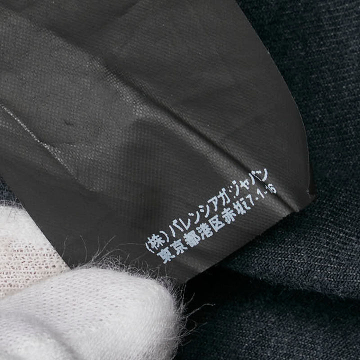 Top Quality Balenciaga Black Denim Shirt Cotton