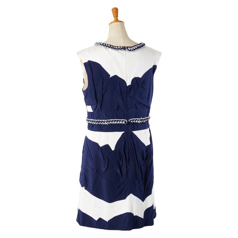 Top Quality Chanel Silk Cotton Sleeveless Dress