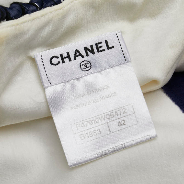 Top Quality Chanel Silk Cotton Sleeveless Dress