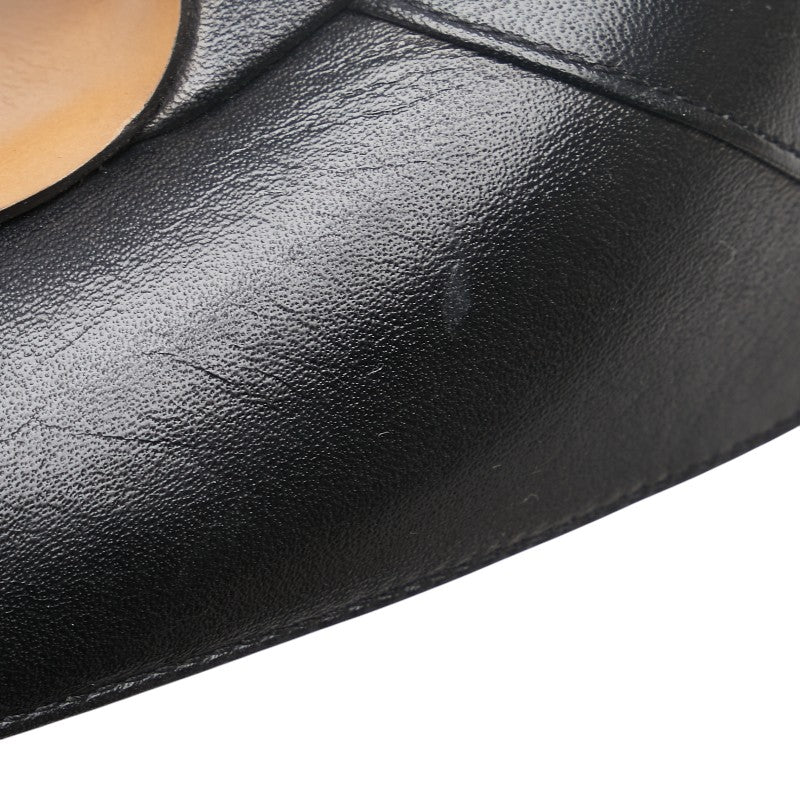 Top Quality Chanel Coco Mark Leather Pumps Black