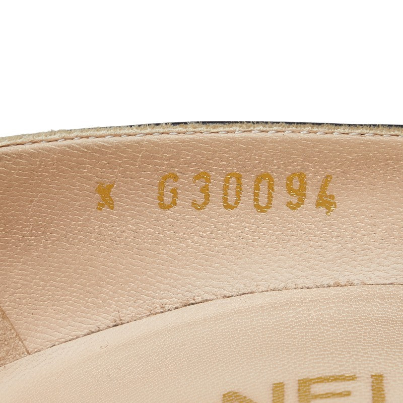 Top Quality Chanel Coco Mark Leather Pumps Black