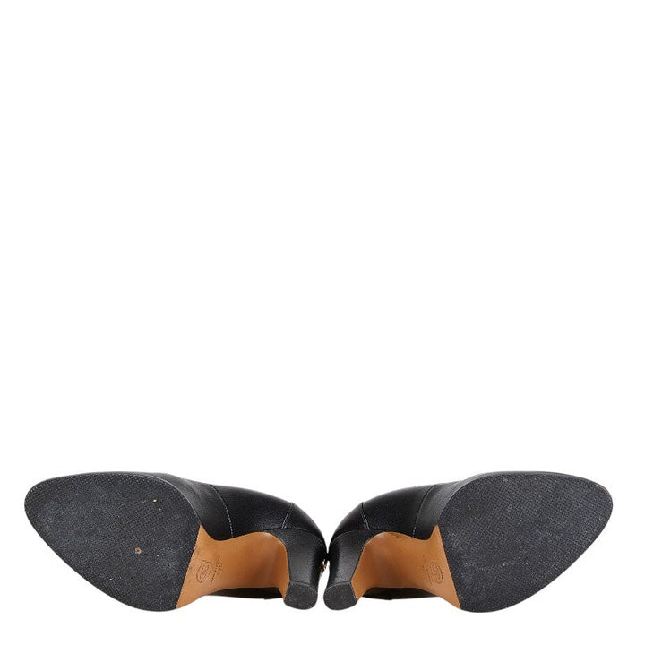 Top Quality Chanel Coco Mark Leather Pumps Black
