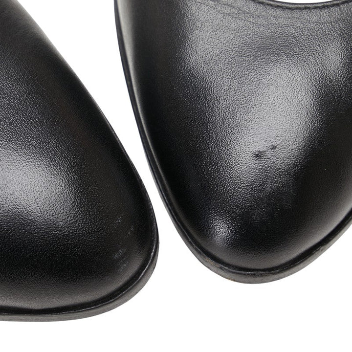 Top Quality Chanel Coco Mark Leather Pumps Black