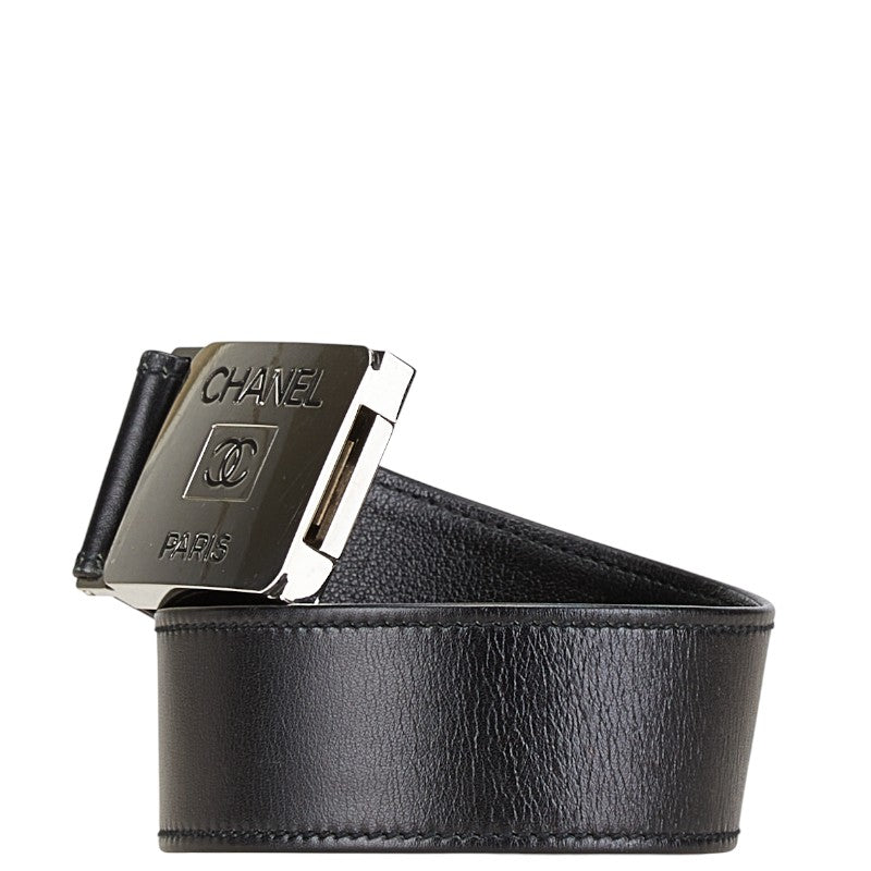Top Quality Chanel Vintage Coco Mark Leather Belt