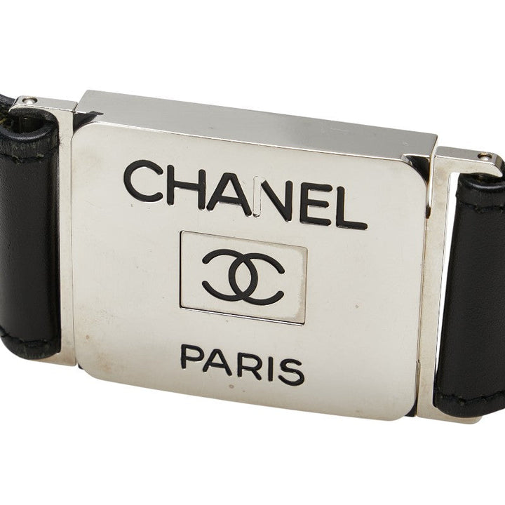 Top Quality Chanel Vintage Coco Mark Leather Belt