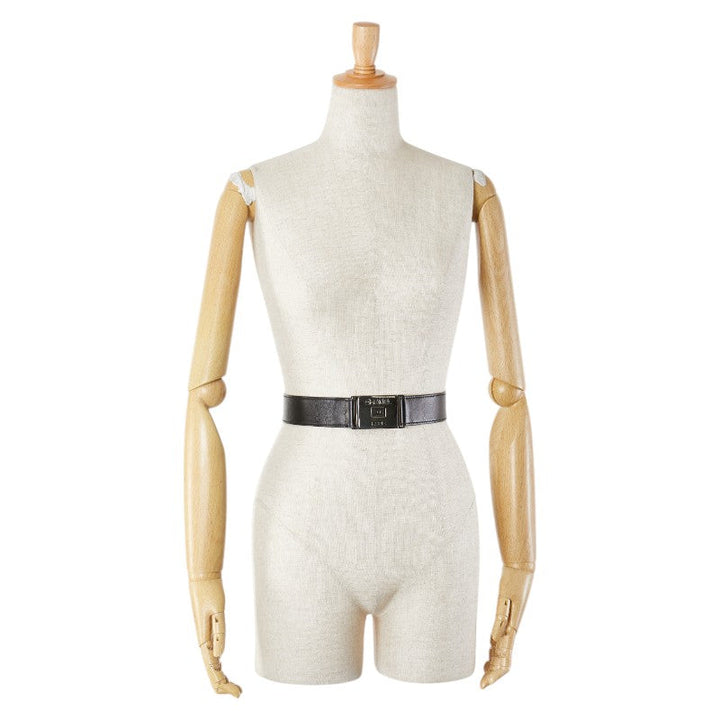 Top Quality Chanel Vintage Coco Mark Leather Belt