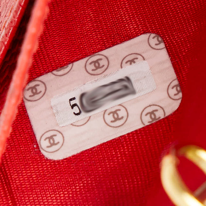 Top Quality Chanel Caviar Skin Mini Notebook Cover