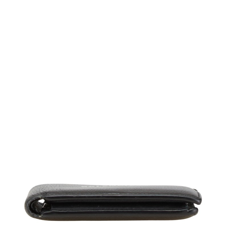 Top Quality Balenciaga Leather Logo Bifold Wallet