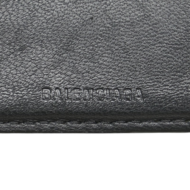 Top Quality Balenciaga Leather Logo Bifold Wallet