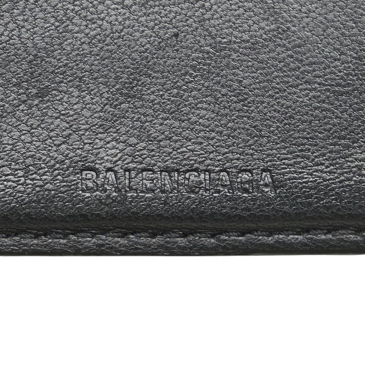Top Quality Balenciaga Leather Logo Bifold Wallet
