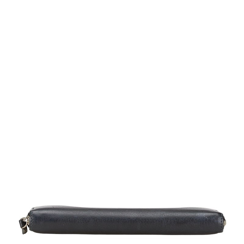 Top Quality Balenciaga Leather Logo Zip-Around Wallet