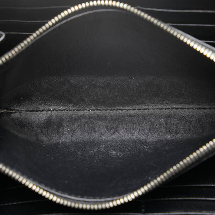Top Quality Balenciaga Leather Logo Zip-Around Wallet