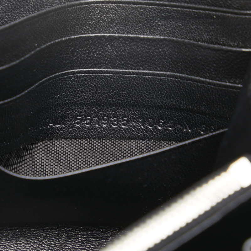 Top Quality Balenciaga Leather Logo Zip-Around Wallet