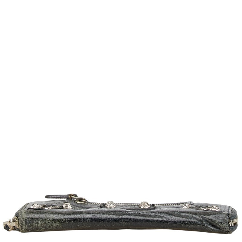 Top Quality Balenciaga Studded Leather Long Wallet