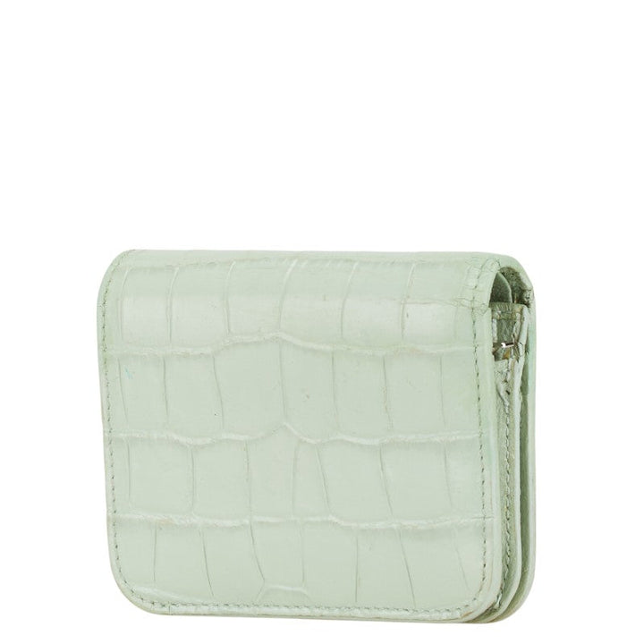 Top Quality Balenciaga Croc Embossed Leather Wallet
